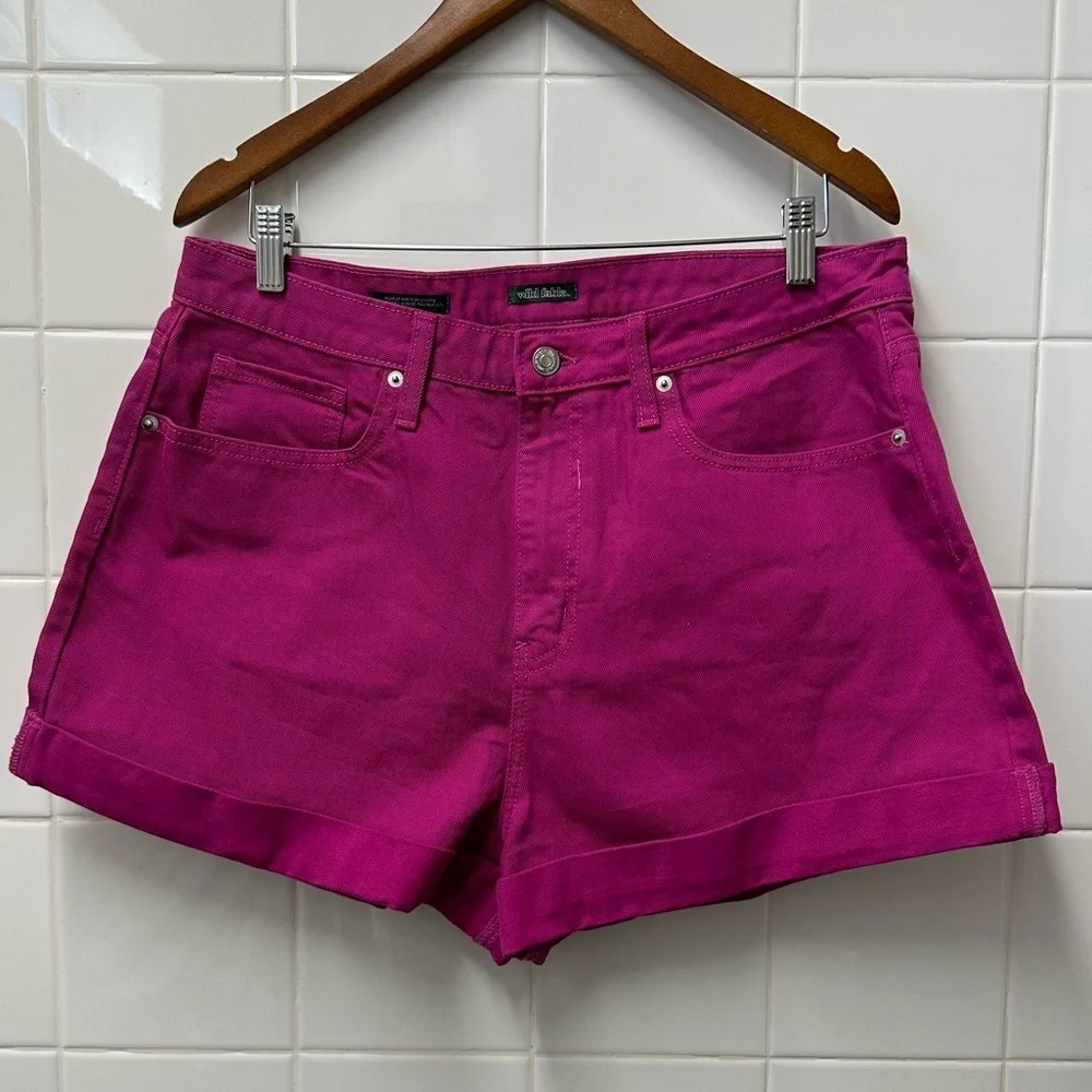 Wild Fable‎ high rise mom denim shorts